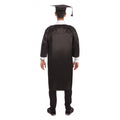Black - Side - Bristol Novelty Unisex Adults Graduation Robe Costume