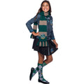 Green-Grey - Side - Harry Potter Deluxe Slytherin Scarf