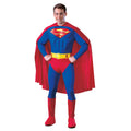 Blue-Red-Yellow - Side - Superman Mens Deluxe Muscles Costume
