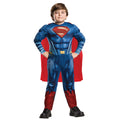 Blue-Red - Front - Superman Childrens-Kids Deluxe Costume