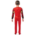 Red-Golden Yellow-Black - Back - Iron Man Boys Deluxe Costume