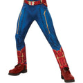 Red-Blue - Back - Captain Marvel Childrens-Kids Deluxe Costume
