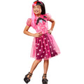 Pink-Black - Back - Monster High Girls Draculaura Costume