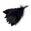 Black - Front - Bristol Novelty Black Feather Flower Clip