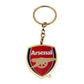 Red-Gold - Front - Arsenal FC Official Football Crest Keyring