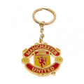 Red-Yellow - Back - Manchester United FC Official Football Crest Keyring