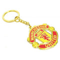 Red-Yellow - Front - Manchester United FC Official Football Crest Keyring