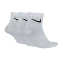 White - Side - Nike Everyday Ankle Socks (3 Pairs)