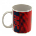 Red-Blue-White - Front - Arsenal FC Official Football Fade Design Mug