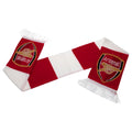 Red-White - Front - Arsenal FC Bar Scar Knitted Jacquard Winter Scarf