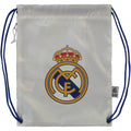 Blue-White-Yellow - Front - Real Madrid CF Crest Drawstring Bag