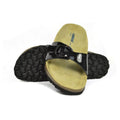 Black-Brown - Lifestyle - Sanosan Womens-Ladies Malaga Lacquered Sandals