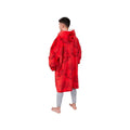 Red-White - Back - Liverpool FC Unisex Adult Hoodie Blanket