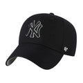Black-White - Front - New York Yankees MVP 47 Baseball Cap