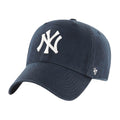 Navy - Front - New York Yankees Coopertown 47 Logo Baseball Cap