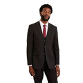 Black - Front - Burton Mens Essential Tailored Suit Jacket