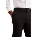 Black - Side - Burton Mens Essential Skinny Suit Trousers