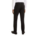 Black - Back - Burton Mens Essential Plain Tailored Suit Trousers