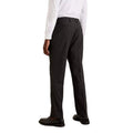 Charcoal - Back - Burton Mens Essential Tailored Suit Trousers