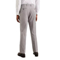 Light Grey - Back - Burton Mens Essential Tailored Suit Trousers