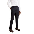 Navy - Front - Burton Mens Essential Tailored Suit Trousers
