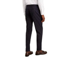 Navy - Back - Burton Mens Essential Tailored Suit Trousers