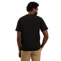 Black - Back - Burton Mens Plain Crew Neck T-Shirt