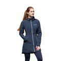 Navy - Front - HyFASHION Womens-Ladies Synergy Raincoat