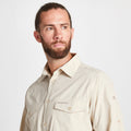 Oatmeal - Lifestyle - Craghoppers Mens Kiwi Long-Sleeved Shirt