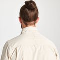 Oatmeal - Close up - Craghoppers Mens Kiwi Long-Sleeved Shirt