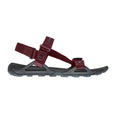 Dark Grey-Pompeian Red - Front - Craghoppers Mens Locke Sandals