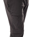 Lead Grey - Close up - Craghoppers Mens Kiwi Pro II Convertible Trousers