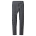 Lead Grey - Front - Craghoppers Mens Kiwi Pro II Convertible Trousers