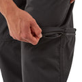 Black Pepper - Close up - Craghoppers Mens Kiwi Convertible Trousers
