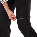 Black - Pack Shot - Craghoppers Womens-Ladies Kiwi Pro II Convertible Trousers