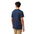 Navy - Side - Craghoppers Mens Mightie Circle T-Shirt