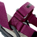Charcoal-Raspberry - Close up - Craghoppers Womens-Ladies Lady Locke Sandals