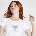 Optic White - Pack Shot - Craghoppers Womens-Ladies Miri Floral Short-Sleeved T-Shirt