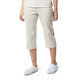 Dove Grey - Back - Craghoppers Womens-Ladies Kiwi Pro II Cropped Trousers