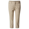 Desert Sand - Front - Craghoppers Womens-Ladies Kiwi Pro II Cropped Trousers