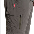 Woodland Green - Back - Craghoppers Mens Convertible Hiking Trousers