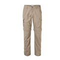 Pebble - Front - Craghoppers Mens Convertible Hiking Trousers