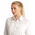 Sea Salt White - Pack Shot - Craghoppers Womens-Ladies Pro IV Long-Sleeved Shirt