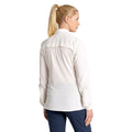 Sea Salt White - Back - Craghoppers Womens-Ladies Pro IV Long-Sleeved Shirt