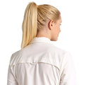 Sea Salt White - Side - Craghoppers Womens-Ladies Pro IV Long-Sleeved Shirt