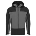 Carbon Grey-Black - Front - Craghoppers Mens Expert Active Contrast Hooded Soft Shell Jacket