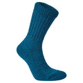 Poseidon Blue Marl - Front - Craghoppers Womens-Ladies Laugton Wool Hiking Socks