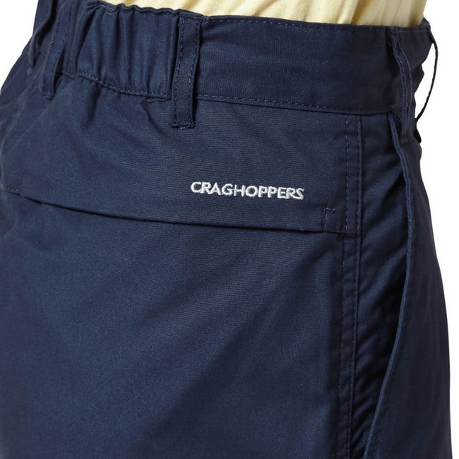 Soft Navy - Pack Shot - Craghoppers Womens-Ladies Kiwi II Sunproof Trousers