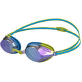 Blue-Acid Lime - Front - Speedo Childrens-Kids Vengeance Swimming Goggles