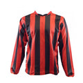 Red-Black - Front - Carta Sport Unisex Adult Newcastle Vertical Jersey Football Shirt